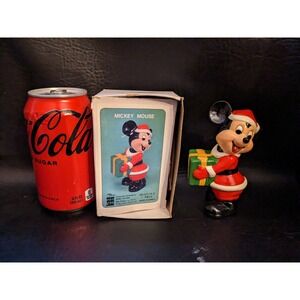 Mickey Mouse Santa Figurine Royal Orleans Walt Disney Korea Christmas Box K1116D